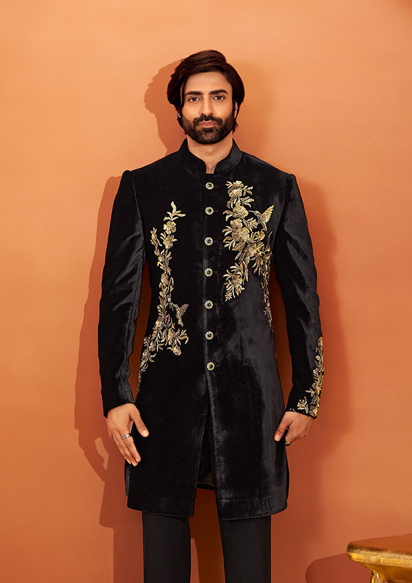 Indo Western for Men - Buy Indo Western for Men Tagged "Black" MILLIONAIRE FASHIONS PRIVATE LIMITED Indo Western for Men - Buy Indo Western for Men Tagged "Black" MILLIONAIRE FASHIONS PRIVATE LIMITED